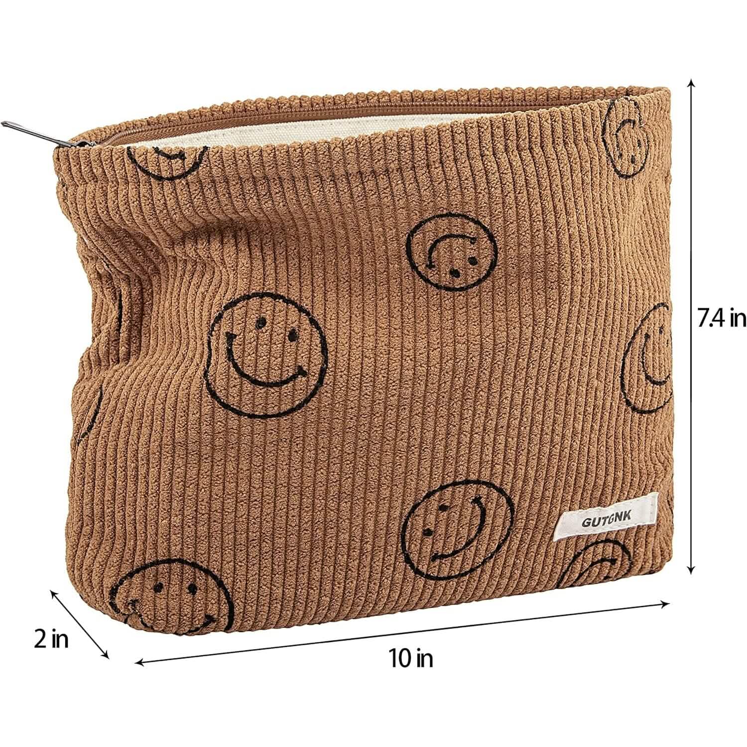 Chic Corduroy Travel Pouch for Women