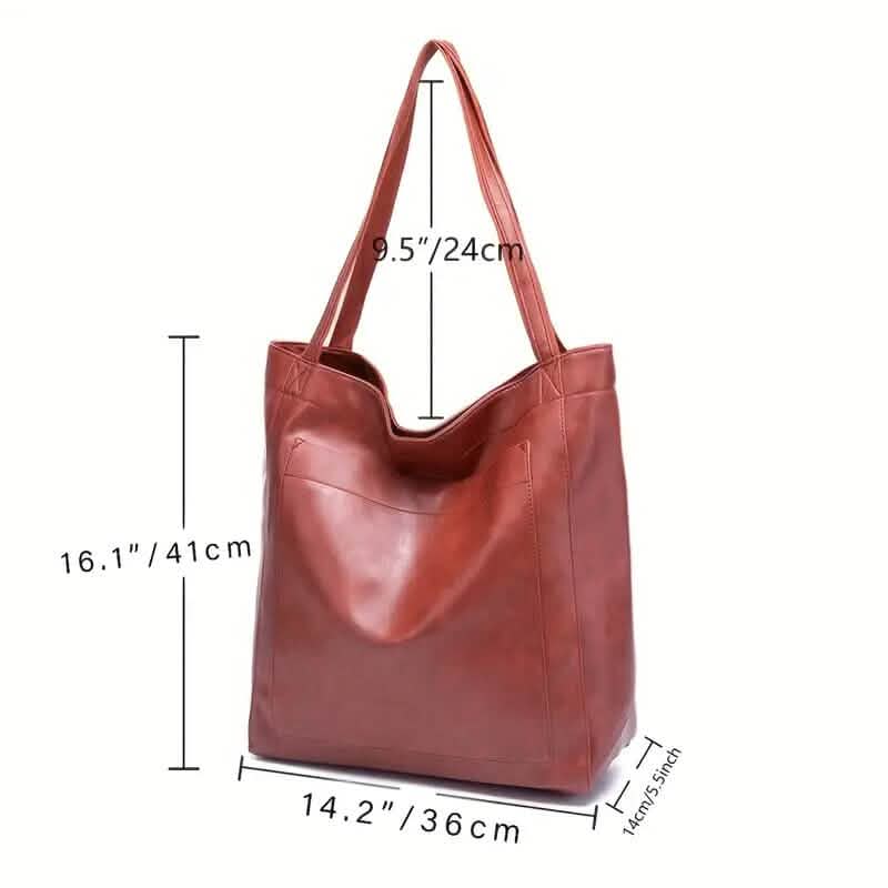 Large Capacity Soft Leather Handbags for Women